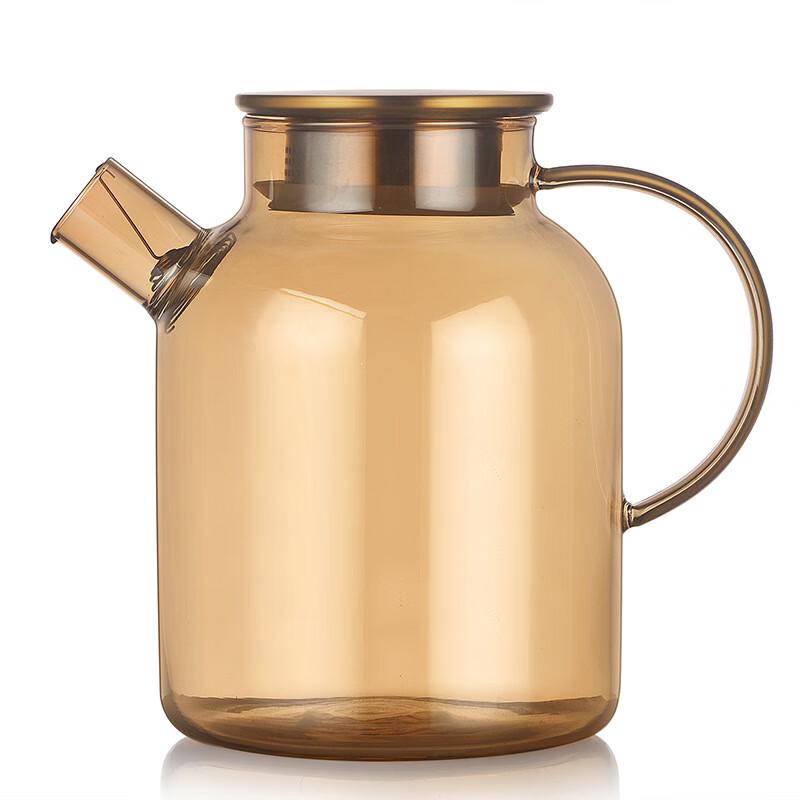 Shangqi Nordic Amber Borosilicate Glass Pitcher