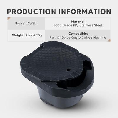 Reusable Coffee Pods Adapter Converter Holder For Espresso Original Line Capsule Compatible With Dolce Gusto Edg 466
