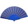 Portable Folding Fan Plain Plastic Cloth Hand Fan Chinese Elegant Fabric Hand Fan for Weddings Travel Party Dancing Cosplay