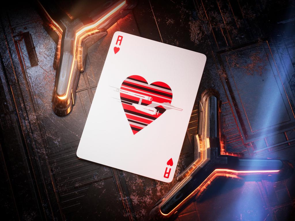 theory11 Star Trek Light Premium Playing Poker Standard Premium Playing Cards Cards, Size, Index,