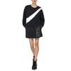 Nike Sportswear Swoosh Fleece Crewneck Sweatshirt Women Sweatshirt Black CV8654-010