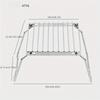 1 Stück Outdoor Tragbarer Grill Mini Edelstahl Klappbarer Gaskocher Ständer Topfgestell Grillpfannengestell Camping Zubehör