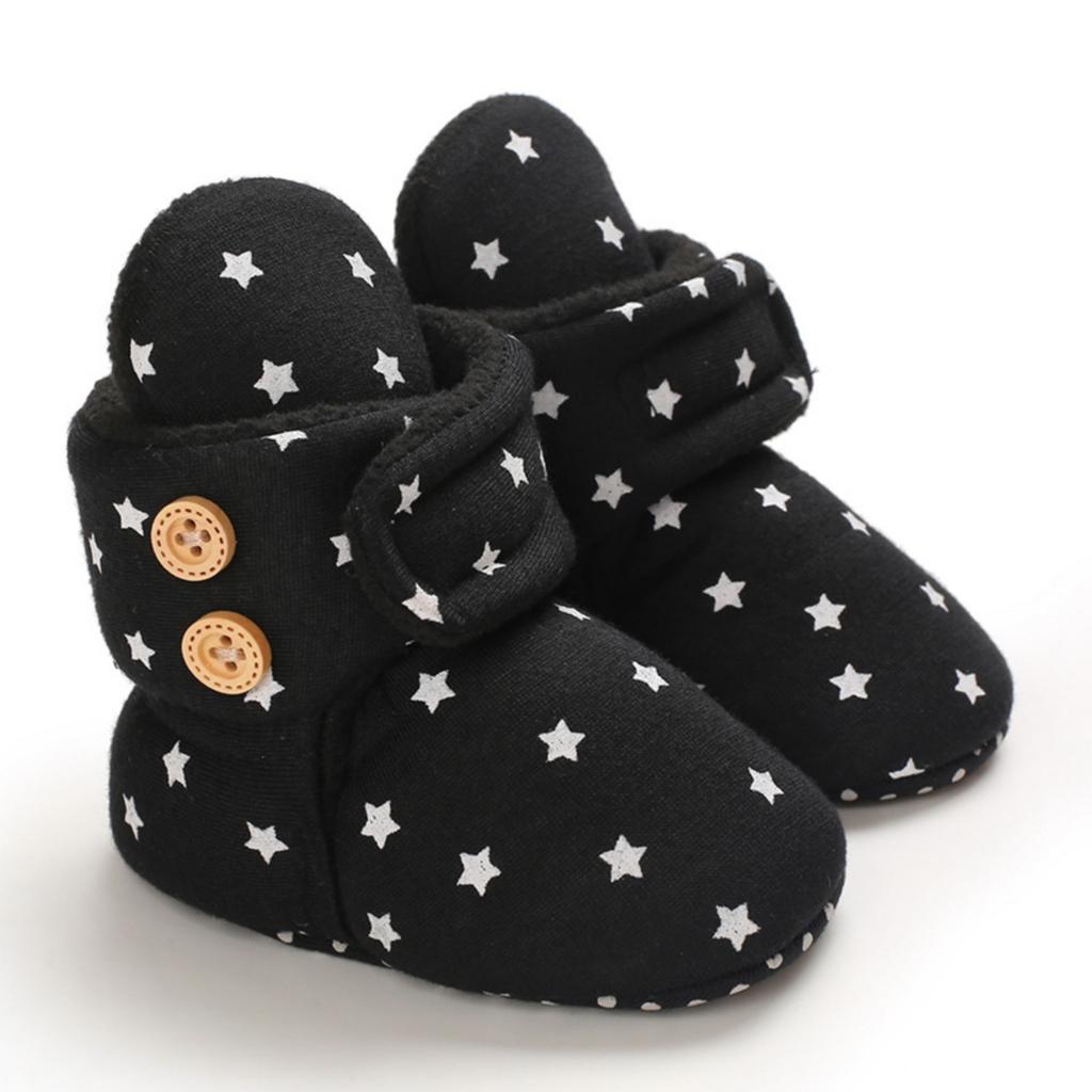 Baby Soft Shoes for Boys Girls 0-12 Months, Warm Casual Infant Shoes