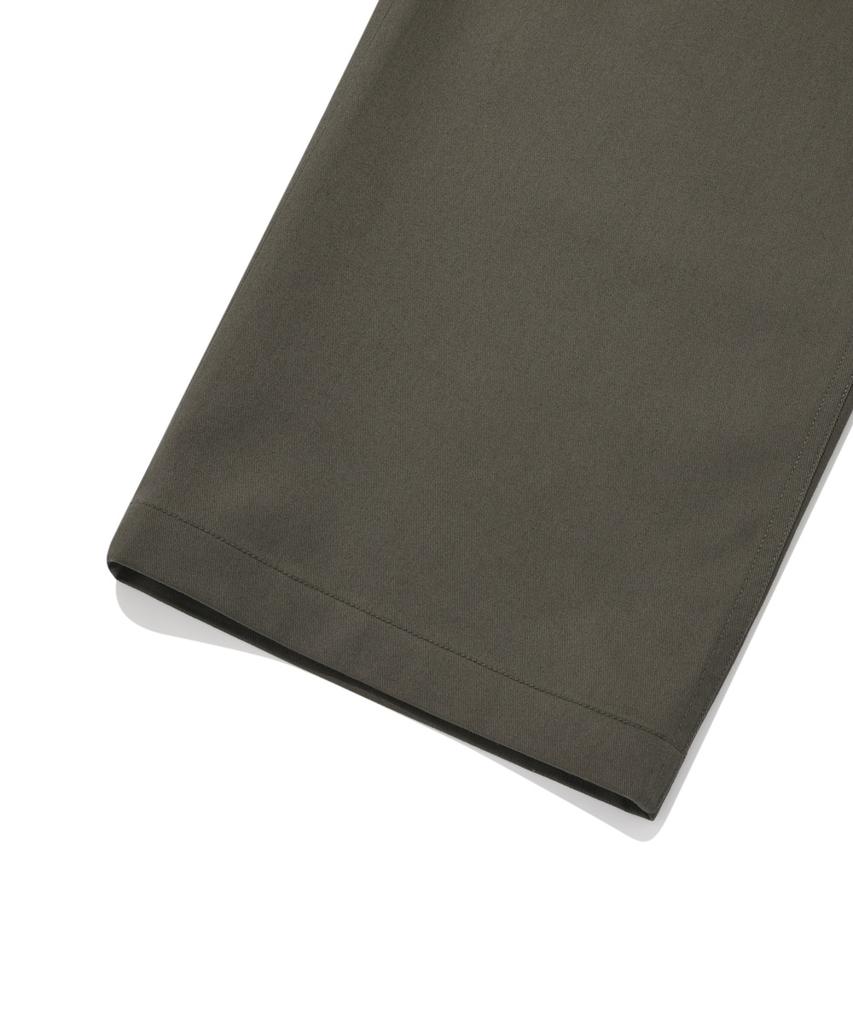 COVERNAT Semi-Wide Chino Pants Khaki