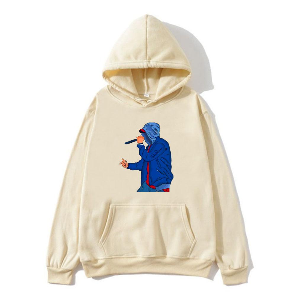 Eminem Hoodie  for Autumn Fashion Grunge Sweatshirt Funko Pop Fleece Graphic Printing Clothing Ropa Hombre Long Sleeve