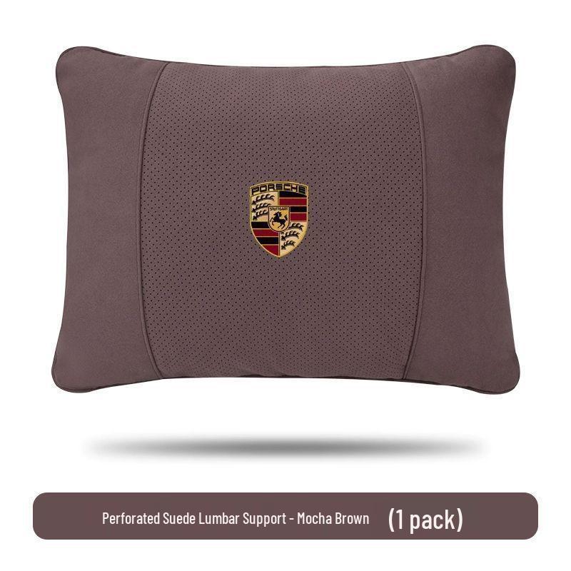 Almohada de apoyo para el cuello y la zona lumbar del reposacabezas del Porsche Macan/Cayenne: Compatible con 718, Panamera, 911
