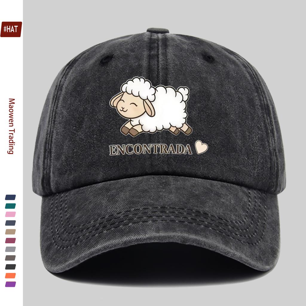 pc Cute Mianyang Printed Baseball Cap Unisex Design Sun Hat Multicolor Available Papa Cap Comfortable Lightweight Sun Hat Washa