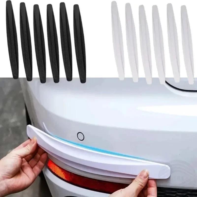 High Quality 2/4 Piece Car Bumper Protector Guard Anti-collision Front Rear Corner Decoration Strip Accessories Universal Interior Mirrors 6