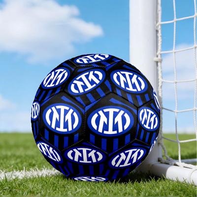 Inter FC Crest Printed Size 5 Soccer Balls, High-Quality, Anti-Slip, Protective Football, A Unique Gift , Birthdays, Christmas Gifts