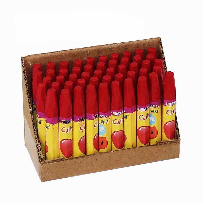 50 stuks Monochroom Oliepastels Set Papieren Doos Houtbewerking Markers Waterdicht Niet Vettig Hand Graffiti Kleurpotloden Kunstbenodigdheden