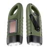 Portable Hand Crank Dynamo Torch Light Led Lighting Flashlight Solar Powered Lantern Rechargeable Multi-function Camping Outdoor