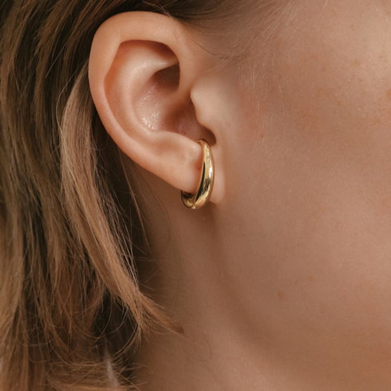 LUNNE Silver 925 Arc Ear Cuff #LSE98