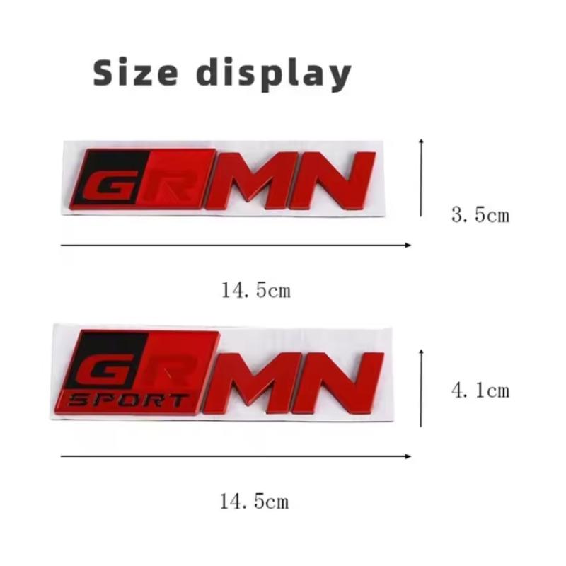 1Pc Ar Fender Rear Trunk Badge Emblem Sticker Decal for HV YARiS RZ RC RS Prius Harrier Corolla Camry Prius Accessories