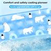 Summer Physical Cooling Pet Ice Mat Wear-resistant Waterproof Dogs Cooling Pad Reusable Puppy Kitten Sleeping Mat Pets Suppllies