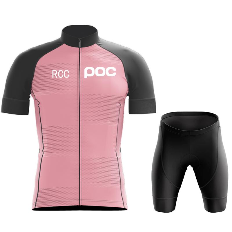 2026 Poc Fahrrad Set Fahrrad Team Kurzarm Trikot Ciclismo Männer Radtrikot Sommer Atmungsaktiv Fahrrad Kleidung Set