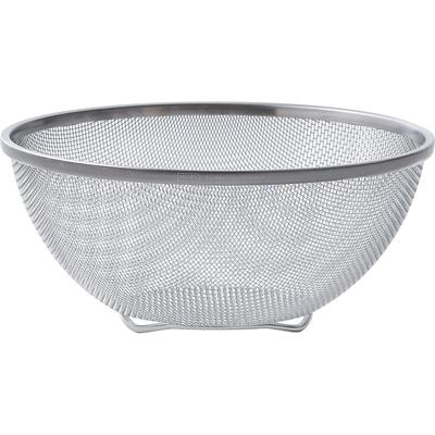 Wahei Freiz Niigata Stainless Steel Stainless Durable and Made In Enzo Tsubame-Sanjo Strainer, 21cm, 18-8 Steel, Sturdy, Japan, (en-002)