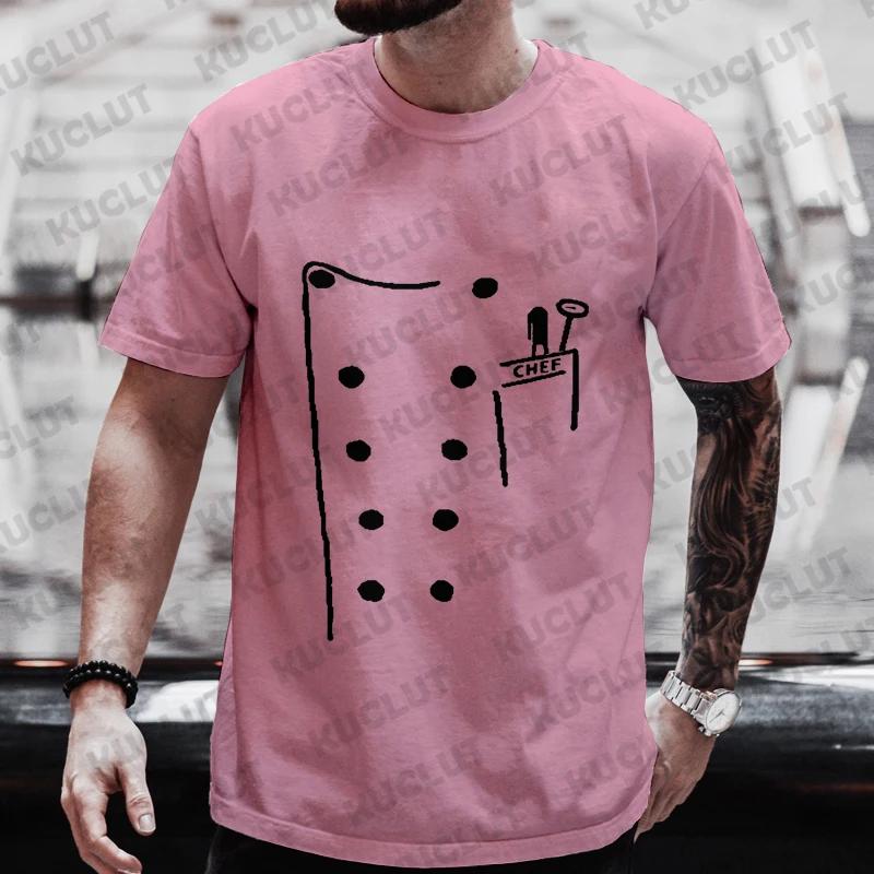Funny Chef T Shirt Men Short Sleeve Cook Chef Tshirt Fashion Graphic Oneck Summer Short Sleeve Tee Mens Oversized Tshirts