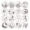 DIY 16 Pcs Fairy Stencils Templates for Painting,Scrapbooking on Wood,Glass,Canvas. Flower, Moon&Tooth Fairy Wildflower Designs
