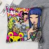 Fashion T-Tokidokis Double-Sided Printed Square Decorative Cushion Cover For Sofa Living Room Home Decor