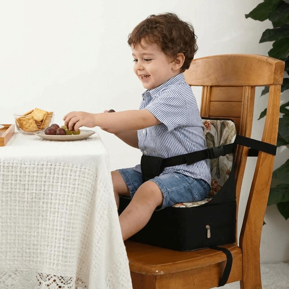 Easy Clean Toddler Dining Chair Cushion Foldable Anti-Slip Booster Seat Pad Travel Use