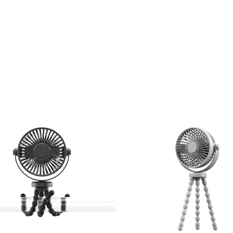 

Portable USB Rechargeable Handheld Fan with Long Battery Life and Powerful Turbo, Desktop and Neck-Hanging Options 115*42*47mm