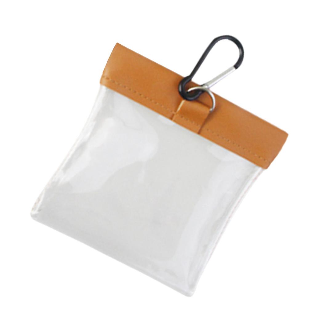 Golf Tees Pouch Bag Golf Tees Organizers with Clip Golf Tees Storage Pocket Squeeze Golf Tees Pouch Golf Accessories