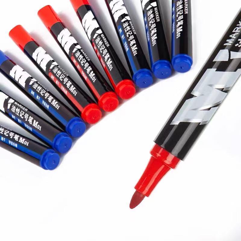 M&G M01 Red Oil-Based Marker Pen