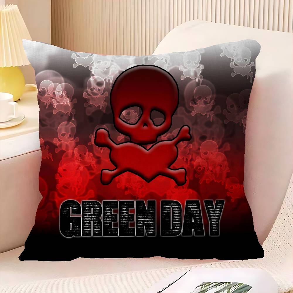 Classic Punk Rock Band GGreen DDay Lucky Dragon pillow cover sofa cushion cover home room decoration children gift