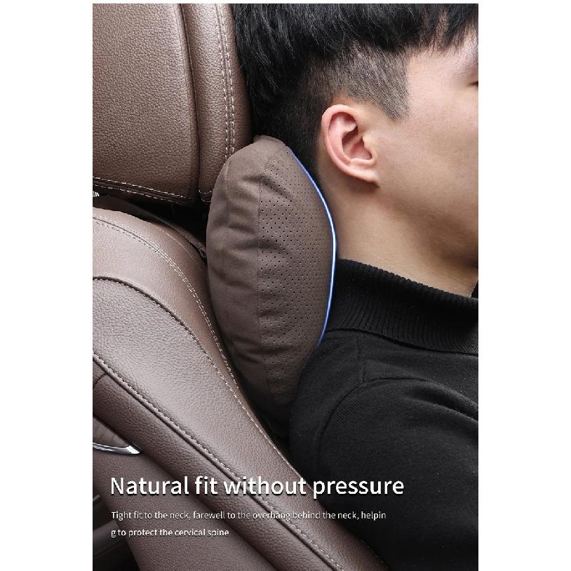 For Hyundai i20 i30 i40 ix25 ix35 Santa-fe Tucson Kona Ioniq Getz Car Headrest Neck Support Seat Lumbar Cushion Soft Neck Pillow