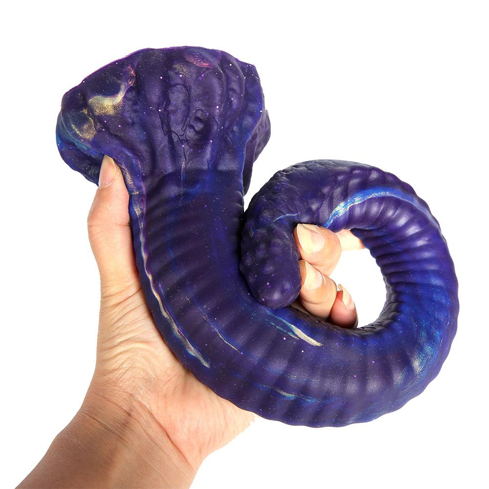 King Snake Deep Anal Plug, Iridescent Design, Soft Silicone & Strong Suction – Dual Sizes for Ultimate Fulfillment