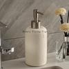 1pc Natural Stone Shower Gel Distribution Bottle, Household Storage Bottle, Bathroom Decoration, Liquid Distribution Bottle