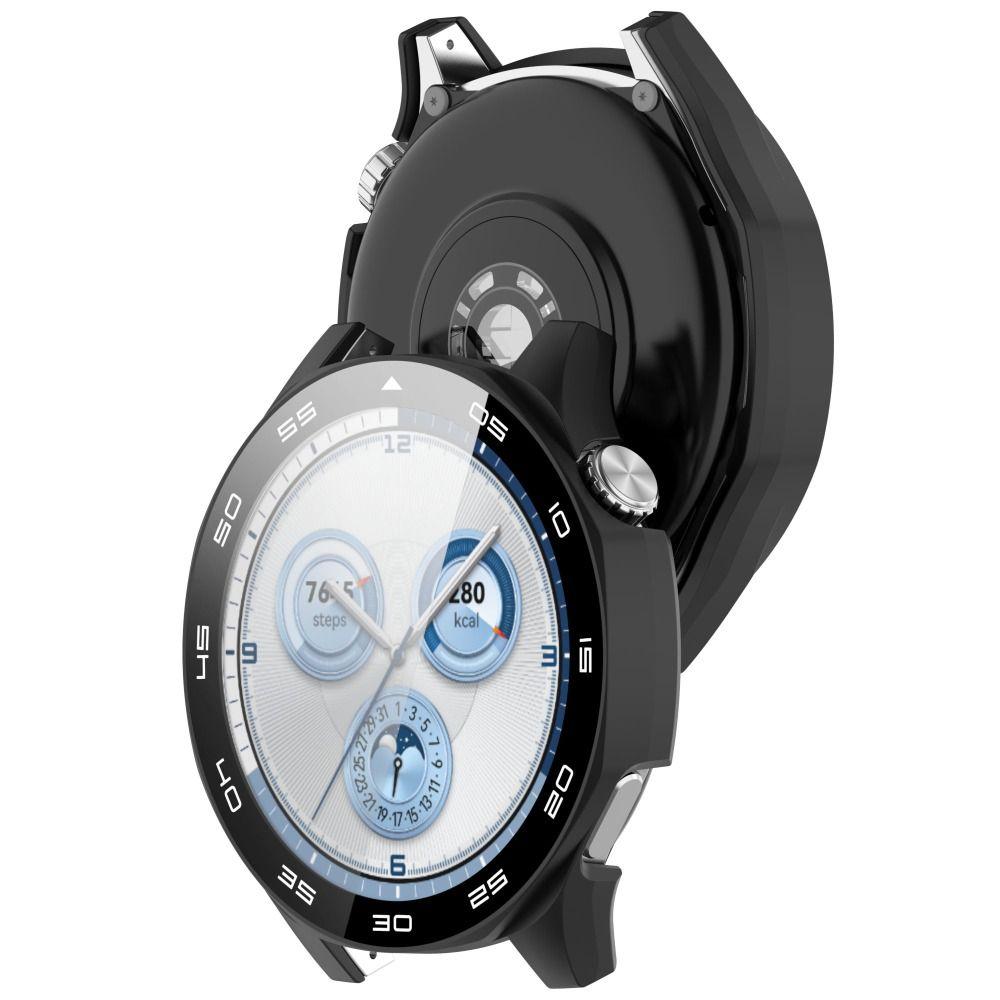 with Scale Screen Protector Tempered PC Cover Shell Protective Case for Huawei Watch GT 5 46MM