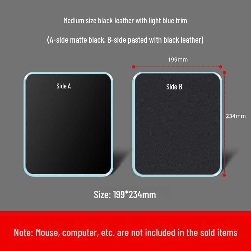 Smooth Resin Gaming Mouse Pad - Small & Large, Dirt-Resistant for Office & Laptop