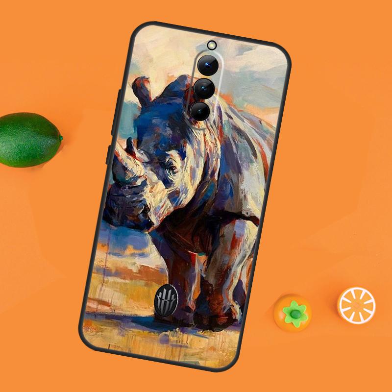 Animal Rhino Case For ZTE Nubia Red Magic 10 Air 6S 7S 6 7 Pro RedMagic 11 10 9 8 8S 9S 10S Pro Plus Cover