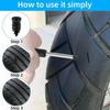 10/20Pcs Rubber Car Tyre Repair Nail Self-Service Tool Tyre Repair Kit  Universal Tire
