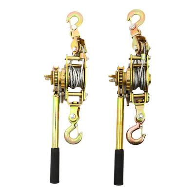 Rope Ratchet Tightener Wire Tightener Rope Tensioner Manual Tensioner Rope Tightener Ratchet Pulley With Reinforced Gears