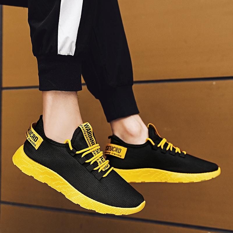 Mesh casual shoes men's shoes summer breathable running shoes new men's casual sports mesh shoes