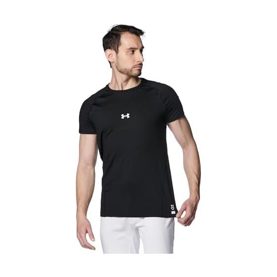 Under Armor Baselayer UA Heat Gear Comfort Fitted Short Sleeve Crew Neck Shirt Baseball Men s
