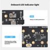 PCIe To 4CH M.2 NVMe 4 Port SSD Board with LED Light M.2 Hard Drives Adapter Card for RPI 5 2280/2260/2242/2230