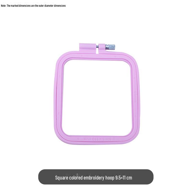 Colorful DIY Hand Embroidery, Cross Stitch, and Fixing Frame Set