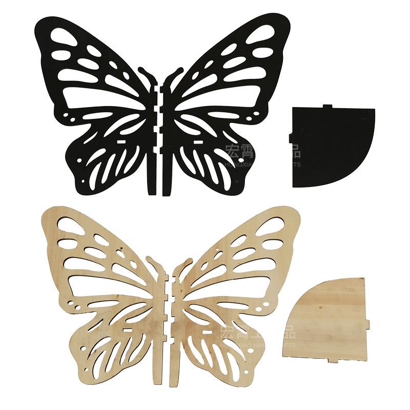 Luna Moth Lampe Kristall Regal Öl Lagerung Rack Schmetterling Holz Wand Display Dekor Wand Halterung Wohnzimmer Home Organizer Regal