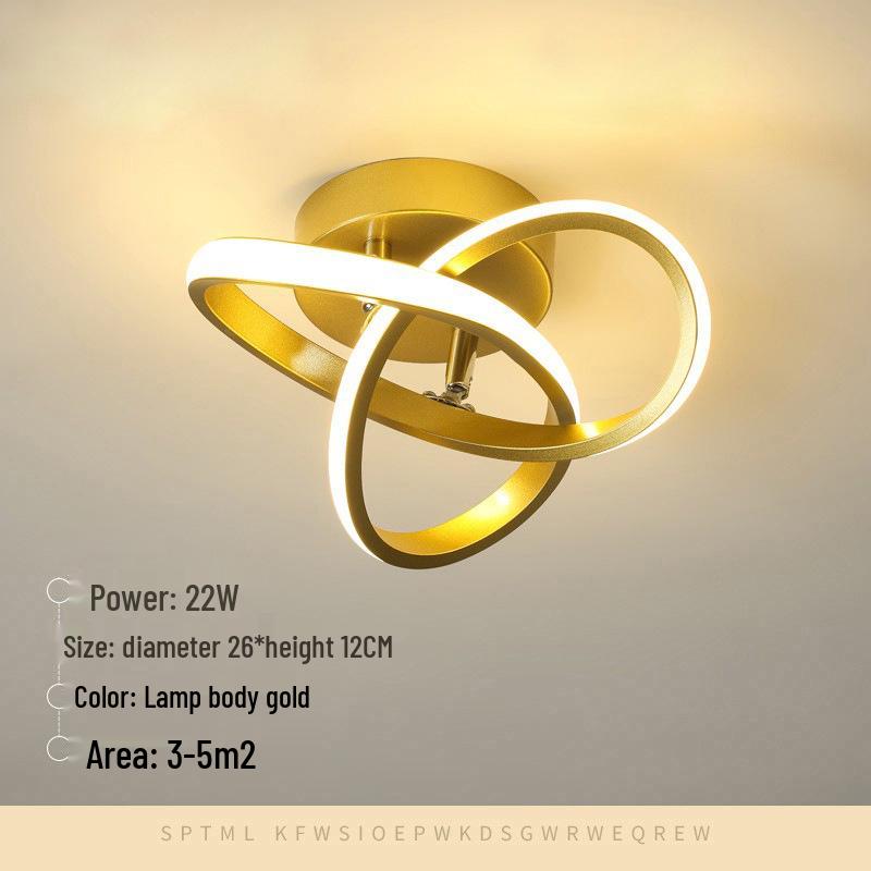 Nordic Modern Ceiling Lamp for Corridor - Creative Decorative Lighting with Simple Personality Design