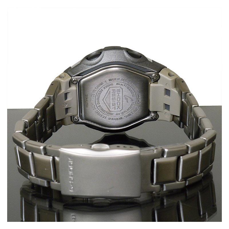 Casio G-SHOCK MTG series six-station radio wave solar quartz movement stainless steel strap Japanese and Korean watch men's watch gray MTG-M900DA-8