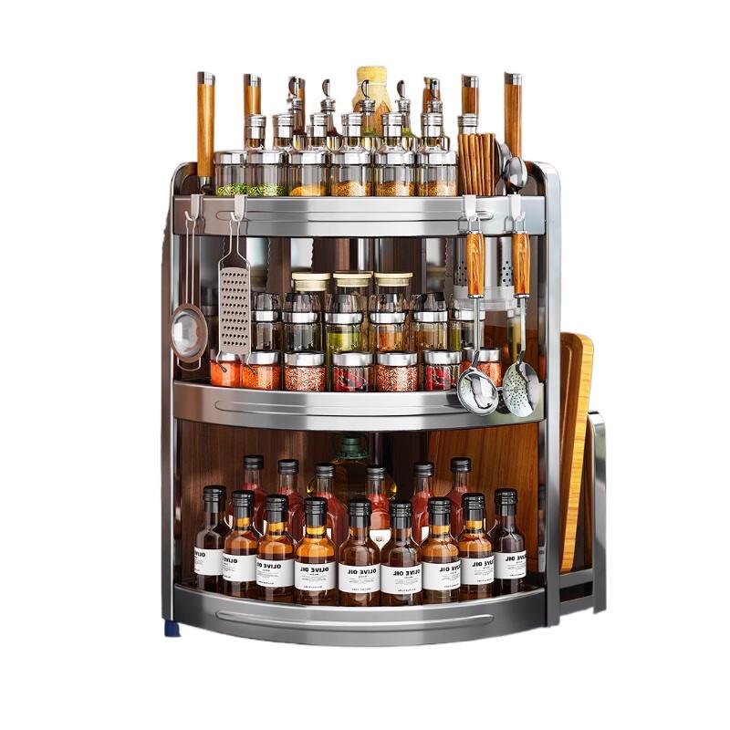 Beiying 3-Tier Multi-functional Corner Storage Shelf