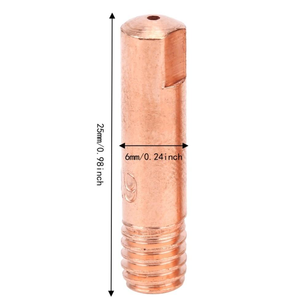 60pcs 0.9mm Diameter MIG Welding Contact Tip Copper MIG Welding Torch Tip  For Welding Machine