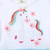 Summer Cross-Border Girls' Skirts: Stylish European & American Round Neck Dress with Short Sleeves for Little Girls