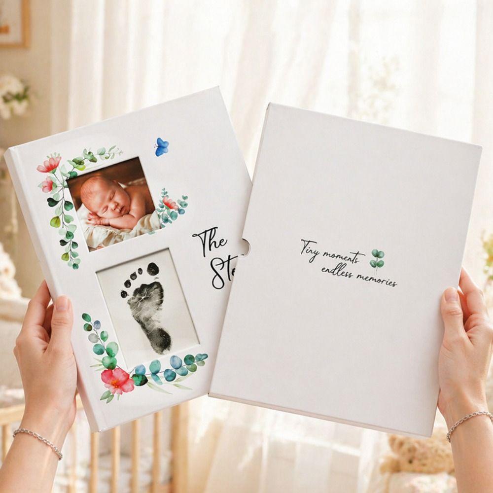 Photo Inserts Baby Milestone Book Simple Design Pregnancy Memory Record Baby Memory Book Keepsake