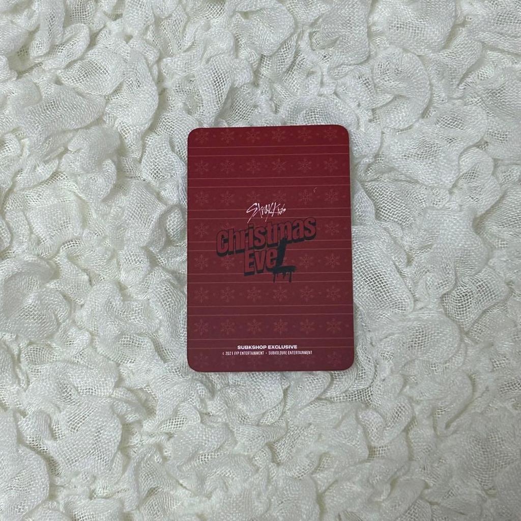 [USED] Stray Kids Reno Trading Card Christmasevel