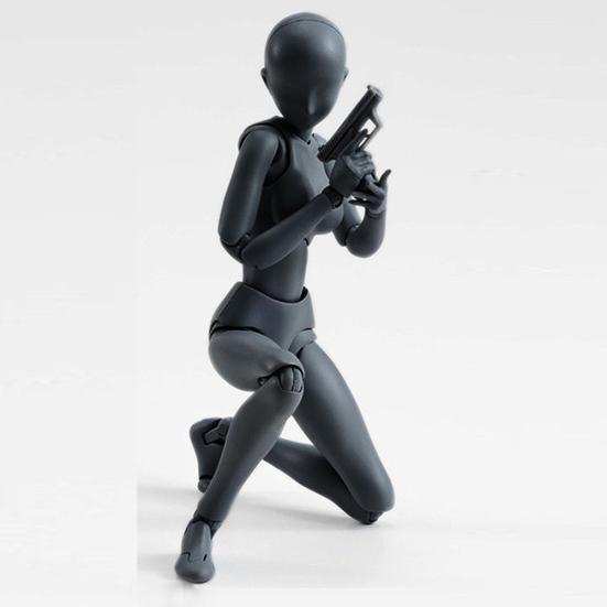DIY Drawing Sketch Male Female Movable Doll Action Figure Archetype Body Model