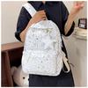 Schoolbag Schoolbag New 1011 Japanese Ins Cute Star Backpack Large Capacity Lightweight Versatile High Value Backpack Tide